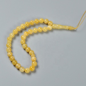 YS297 Certificato Tesbih Turco a 33 Perle, Rosario Islamico, Ciondolo Musulmano, <span class=keywords><strong>Collana</strong></span> di Preghiera Religiosa Autentica in <span class=keywords><strong>Ambra</strong></span> <span class=keywords><strong>Baltica</strong></span> Araba - Product Image 5