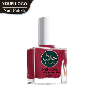 15ml 通気性のあるビーガン ヘルシー ハラール ネイルポリッシュ 無毒 オーガニック キッズ 女性用 ピールオフ 速乾 水性ネイルポリッシュ - Product Image 4