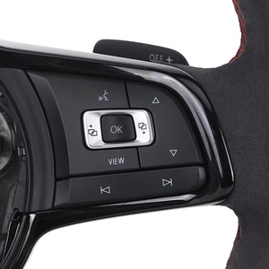 Alcantara Leather lenkrad พวงมาลัยสำหรับ VW <span class=keywords><strong>Golf</strong></span> Passat POLO Beetle MK7 MK7.5 B6 R7 GTD GTE TDI - Product Image 6