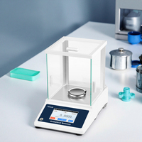 Balance numérique directe d'usine de haute précision 0.1mg avec écran tactile de 5 ", grand pare-brise pour la recherche en laboratoire à chaud
