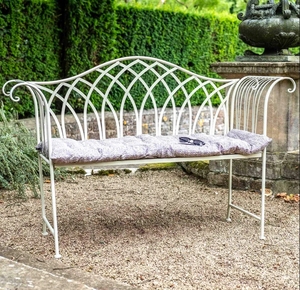 Usine chinoise d'extérieur pour garçon fille Long <span class=keywords><strong>parasol</strong></span> blanc public pliant moderne s forme jardin <span class=keywords><strong>banc</strong></span> à genoux <span class=keywords><strong>avec</strong></span> roues - Product Image 2