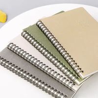 Cuaderno Personalizado con Espiral, Cubierta de Cuero/PVC, Agenda Escolar, Libro de Ejercicios Personalizado A5, Bloc de Notas con Logotipo, Uso Promocional