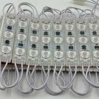 Module LED SMD 3030 3 LED 2W AC 110V 220V pour enseigne lumineuse à réflexion diffuse avec lentille, module de rétroéclairage LED étanche pour enseigne