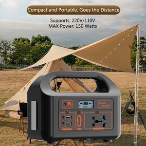 Centrale Électrique Solaire Portable 150W avec Contrôleur MPPT, Onduleur UPS 220V/110V pour Batteries Plomb-acide, et Lampe Torche de Voiture - Product Image 4
