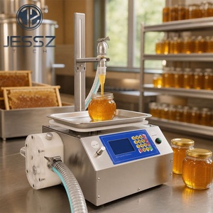Machine de remplissage semi-automatique CSY-A7 pour pâte à tartiner au chocolat et crème <span class=keywords><strong>Nutella</strong></span>, <span class=keywords><strong>pompe</strong></span> à engrenages, bec de canard 7L - Product Image 1