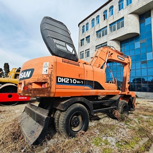 Excavatrice minière d'occasion abordable de marque coréenne DOOSAN DH210W 7, excavatrice sur pneus d'occasion à vendre - Product Image 3