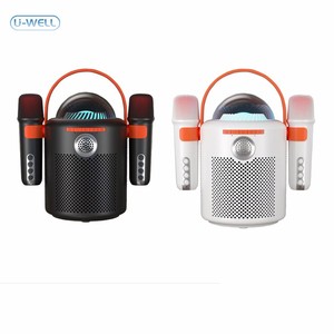 Y11 Portable Party Speaker with Wireless Microphone Outdoor <strong>Karaoke</strong> <strong>Mixer</strong> Blue Tooth Speakers with Atmosphere LED Light - Product Image 2