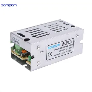 Sompom LED Điều Khiển DC Đầu Ra Power Switching Cung Cấp SMPS 5V 2A 10 Wát Điện Áp Không Đổi 1 - 50 Wát CE & Rohs & Fcc & Iso9001
