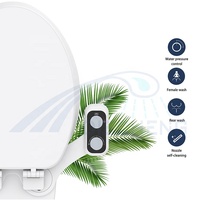 DIECHENG Bidet mural combiné moderne en ABS pour hôtel avec jet vertical