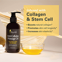Aceite de Masaje Corporal Reafirmante y Tonificante, Anticelulítico, con Extracto de Plantas Naturales, Marca Privada, Venta al Por Mayor, para Mujeres
