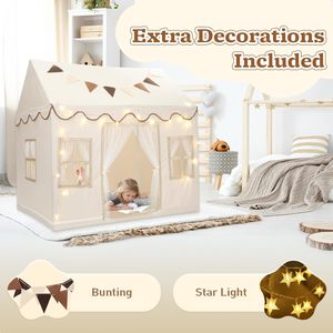 Children's Large Princess <b>Castle</b> <b>Play</b> Tent Indoor Kids Playhouse Princess <b>Castle</b> Kids Tent With Windows - Product Image 3