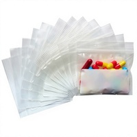 Serfeymi – Trousse de Voyage pour Pilules, Organisateur 120 Compartiments Sans BPA, 3x2,75 Pouces, Réutilisable, Fermeture Éclair, Étanche, Sacs à Médicaments AM/PM en PE avec Étiquettes