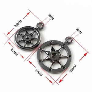 Custom Made Colorful Bag Metal Zipper Slider <b>Puller</b> for Handbag Garment - Product Image 4