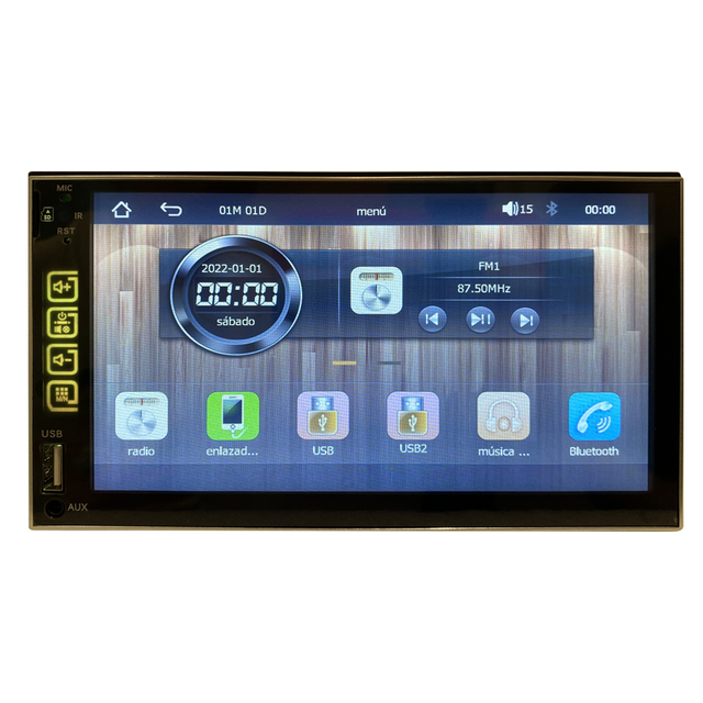 7 Inch Touch Screen FM Radio Car Audio MP5 Player Mirror Link Carplay Android Auto Car Multimedia Player
