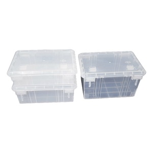 Tùy chỉnh rõ ràng nhựa hình chữ nhật <span class=keywords><strong>PP</strong></span> hộp nhỏ khó khăn gấp tính năng cho bao bì có nắp đậy - Product Image 1