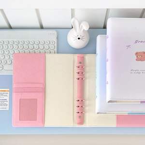 <span class=keywords><strong>Album</strong></span> <span class=keywords><strong>photo</strong></span> A5 large avec reliure PU motif <span class=keywords><strong>chien</strong></span> de dessin animé mignon, 6 anneaux, pour cartes d'idols de 3 pouces, fermeture magnétique, carnet de croquis et planificateur - Product Image 4