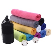 Cheap High Quality Custom logo Microfiber Sports Golf Fitness Outdoor Sports Sweat Towel Absorbent Quick Drying Microfiber Towel