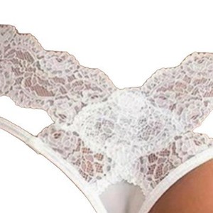 Commerce extérieur de lingerie sexy de style européen et américain, culottes string transparentes en dentelle sexy pour femmes, à taille basse, pour l'export. - Product Image 5