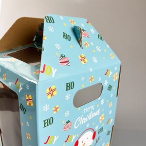 Sunshine Custom <b>Box</b> Printing Christmas Gift Cupcake Christmas <b>Box</b> Christmas <b>Packing</b> Cake <b>Box</b> - Product Image 4