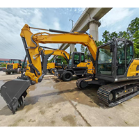 Harga Bagus Excavator Kecil 7.5T XE75D dengan Bucket 0.3m³ dan Breaker untuk Pekerjaan Pemindahan Tanah dan Konstruksi Kota, Hemat Energi