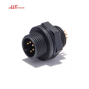 Lilutong M12 Thông tư IP67 PCB 5 pin không thấm nước Dây điện thiết bị đầu cuối 2 3 4 5 6 8 2 + 2 2 + 3 2 + 4pin kết nối - Product Image 6