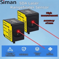 Capteur de distance laser SDA-20DA, précision 1 mm, protection IP65, sortie double I/O DC+9~35V, sortie analogique 4-20mA, RS485 Modbus RTU, 20 m