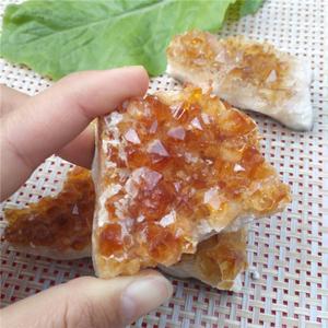 Ancien type de produit Quartz jaune naturel Geode Citrine Cluster Feng Shui Pierre précieuse Sculpture Cristal Artisanat pour la guérison <span class=keywords><strong>Vente</strong></span> - Product Image 3