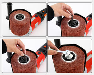 拉丝变速轮抛光机金属木材/钢/地板抛光机 - Product Image 5