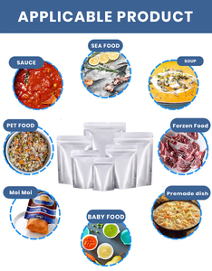 Alta Temperatura Pochette flexible de qualité alimentaire à haute barrière pour soupes et repas à la saucisse-Capacité personnalisée Origine Chine - Product Image 6