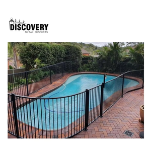 Clôture résidentielle <span class=keywords><strong>et</strong></span> commerciale en métal Clôture de piscine en aluminium à <span class=keywords><strong>bon</strong></span> prix Clôtures de sécurité de jardin à revêtement de poudre - Product Image 4