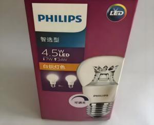 ไส้หลอด <span class=keywords><strong>LED</strong></span> หรี่ได้ไม่ขั้นที่2300K หลอดไฟฟิลิปส์4.5W E27 - Product Image 2