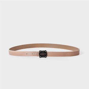 <span class=keywords><strong>Ceinture</strong></span> Chic en Cuir de Marque de Luxe avec <span class=keywords><strong>Boucle</strong></span> Carrée à <span class=keywords><strong>Ardillon</strong></span>, Style Vintage, pour Femme, pour Jeans et Pantalons - Product Image 3
