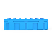Boîtes à outils d'atelier en plastique rotatives portables personnalisables, étanches à la poussière, boîte de rangement pour le transport, OEM/ODM pris en charge