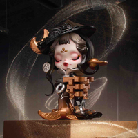 Authentique POP MART SKULLPANDA Where Time Dwells Blind Box Lot de 9 figurines PVC, jouet artistique de designer, objet de collection, ornement de bureau, cadeau
