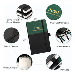 Carnet de notes professionnel personnalisé A5 avec reliure spirale, organisateur, planificateur, 80 feuilles, logo en feuille d'or, écologique, agenda de bureau et scolaire - Product Image 6