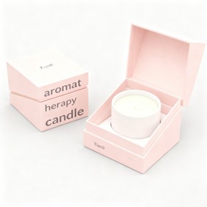 Tùy Chỉnh Có Thể Tái Chế Logo Sang Trọng Cứng Nhắc Hộp Giấy <span class=keywords><strong>2025</strong></span> Hot Bán Tùy Chỉnh OEM Nến Bao Bì Chất Lượng Cao Matte Từ Hộp - Product Image 3