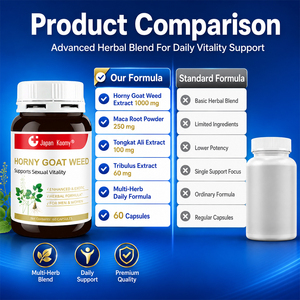 Complément à base de plantes Horny Goat Weed pour l'agrandissement du pénis, pilules pour hommes et femmes, améliore l'énergie, capsules de vitalité masculine Horny Goat Weed - Product Image 2
