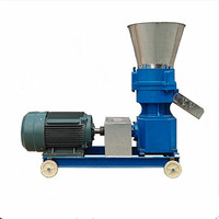 80-1200 kg/hour 220V small poultry animal feed and wood pellet mill machine