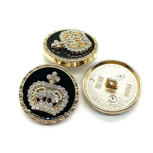 מתכת אופנה ריינסטון מתכת פרל שוק מעטפת תפירת כפתור עבור אביזרי בגד - Product Image 6