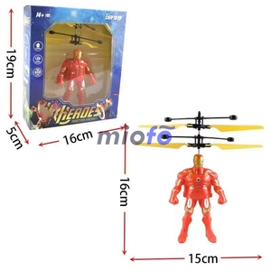 เครื่องบินบินขนาดเล็กพร้อมไฟกะพริบ LED เฮลิคอปเตอร์เหนี่ยวนำไฟฟ้าสำหรับเด็กของเล่นของขวัญที่สมบูรณ์แบบ - Product Image 3