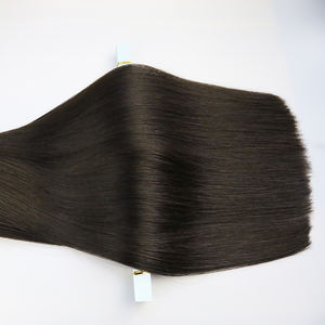 Extensions de cheveux professionnelles pour salon de coiffure, tissage à la main, double trame, Remy, douces et lisses, très vendues - Product Image 6