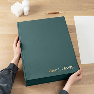 Персонализированный зеленый Магнит, коробка для хранения документов - Product Image 4