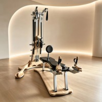 Machine de Pilates en bois de chêne MJD-W42 de qualité professionnelle avec système de résistance réglable pour l'entraînement à domicile