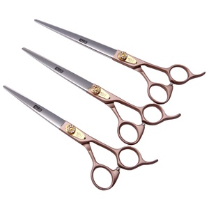 Fenice In Oro Rosa 7 ''7.5'' 8 Pollici Cani Cesoie Pet Grooming Forbici <span class=keywords><strong>di</strong></span> Taglio Professionale - Product Image 1