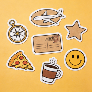 Adesivi Personalizzati Fustellati in Vinile Decorativo per Scrapbook, Diari e Decorazioni di Cancelleria - Product Image 2