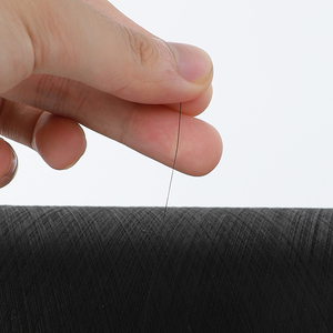 Nhà sản xuất bán hàng trực tiếp có thể tùy chỉnh 100d96f đặc biệt màu đen ánh sáng lưới polyester sợi ban đầu đen dty - Product Image 4