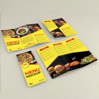Impression de Flyers et Brochures de Luxe Personnalisés en Carton 200gsm/250gsm Papier Numérique Trifold