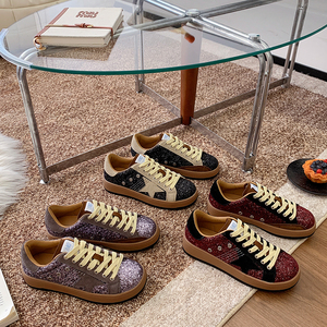 Trend Classic Luxury Women's <strong>Trainer</strong> Sneakers Casual Thick Skateboarding Bling <strong>Trainers</strong> for Walking Style - Product Image 2