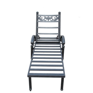 Chaise longue Piscine extérieure Chaises longues Ensemble <span class=keywords><strong>de</strong></span> chaise longue imperméable en fonte d'aluminium - Product Image 5