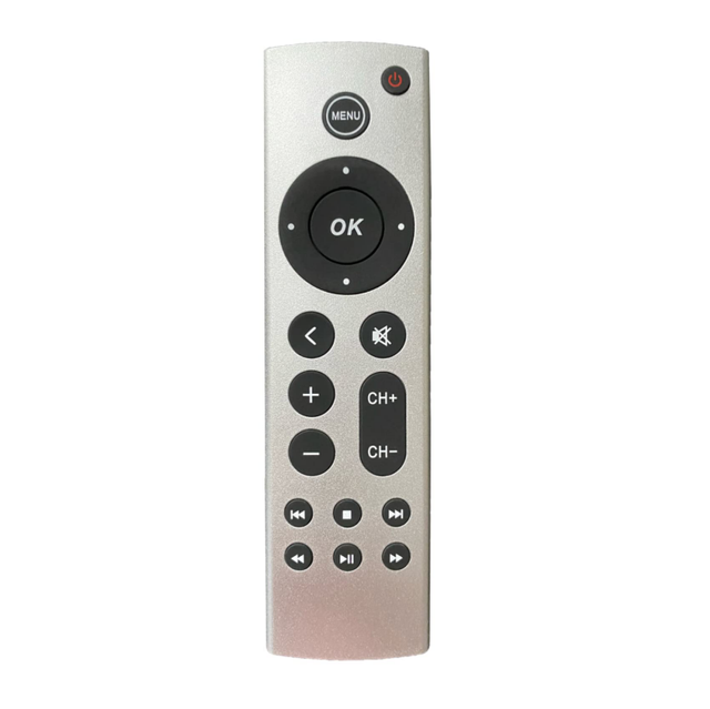 Universal Replacement Remote for TV 4K 4 Buttons AAA Battery 30m Range ABS Material Anti-Shock 1 Year Warranty
